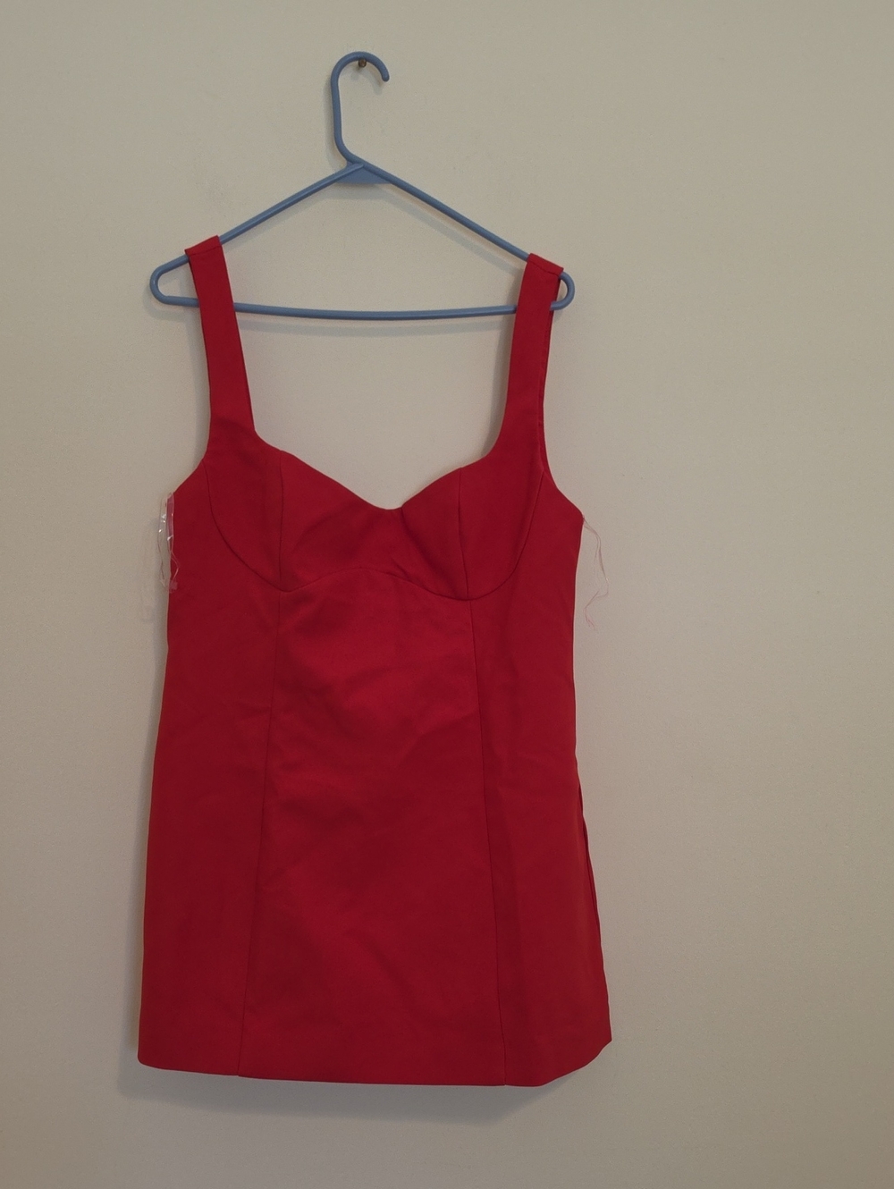 Showpo Aretha Mini Dress Corset Panel Dress Red Size 12 New - Picture 6 of 12